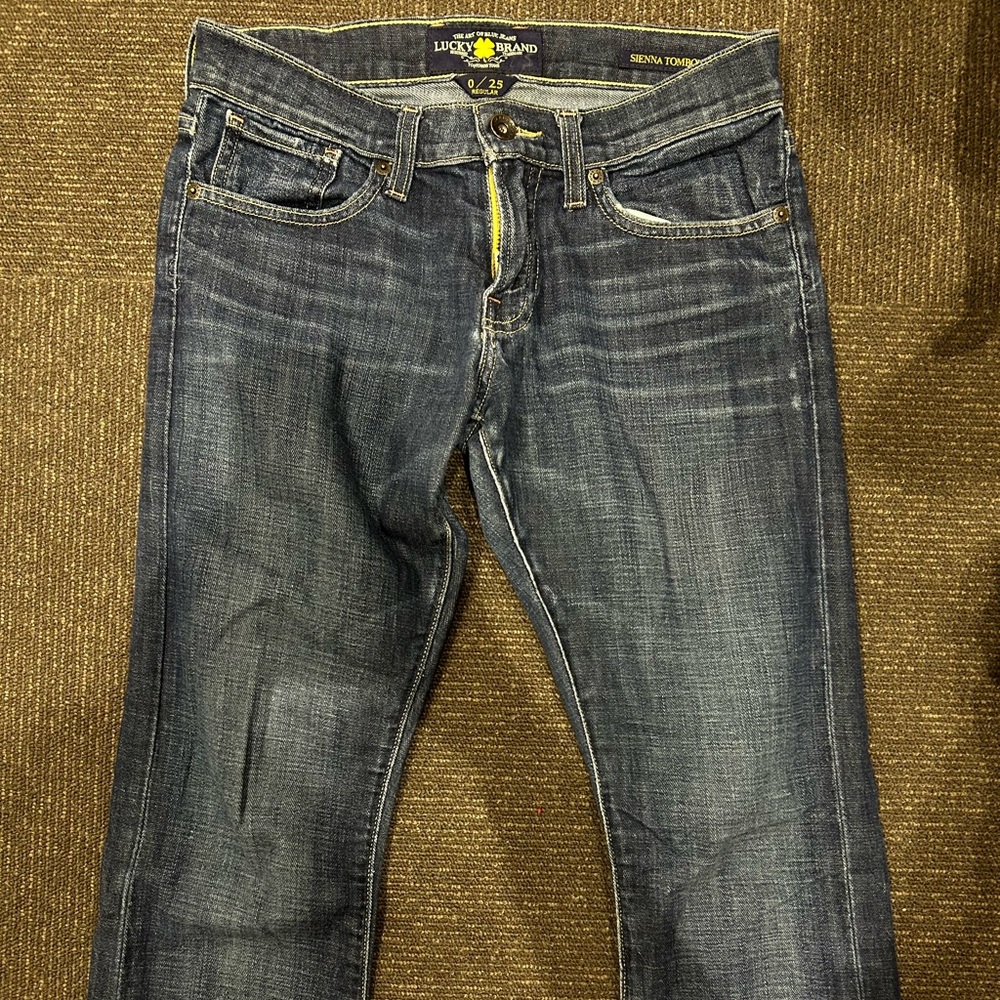 Vintage lucky brand low rise straight leg jeans